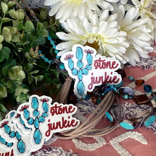 Stone Junkie Cactus - Western Sticker wild Lucile