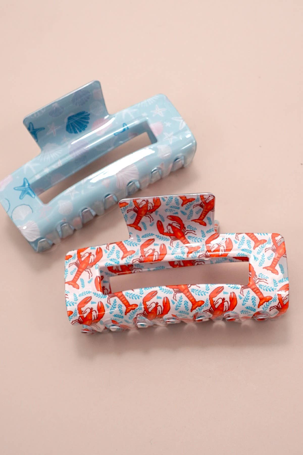 Under-the-Sea Themed Hair Claw Clip | 40H1056: Lobster