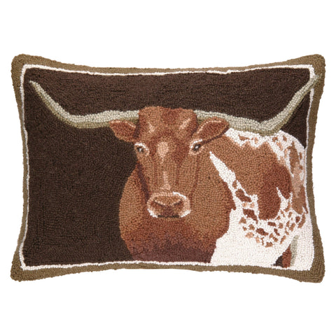 Longhorn Hook Pillow Peking Handicraft