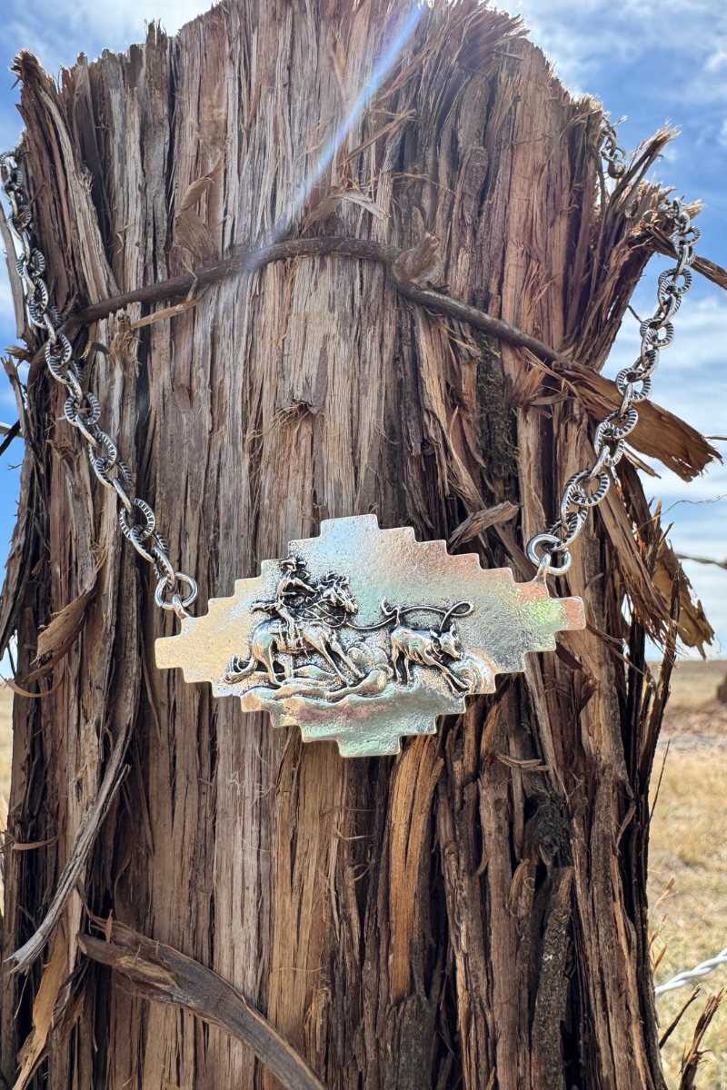 Calf Roper Necklace