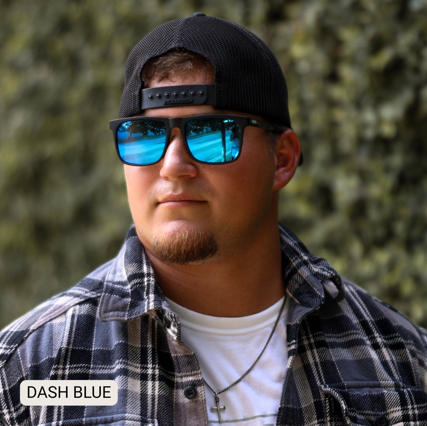 Dash - Men's Polarized Square Sunglasses: Flame Tx Dax