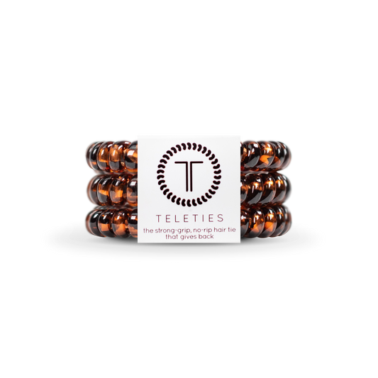 Spiral Hair Coils | Small | Tortoise Hair Ties Teleties