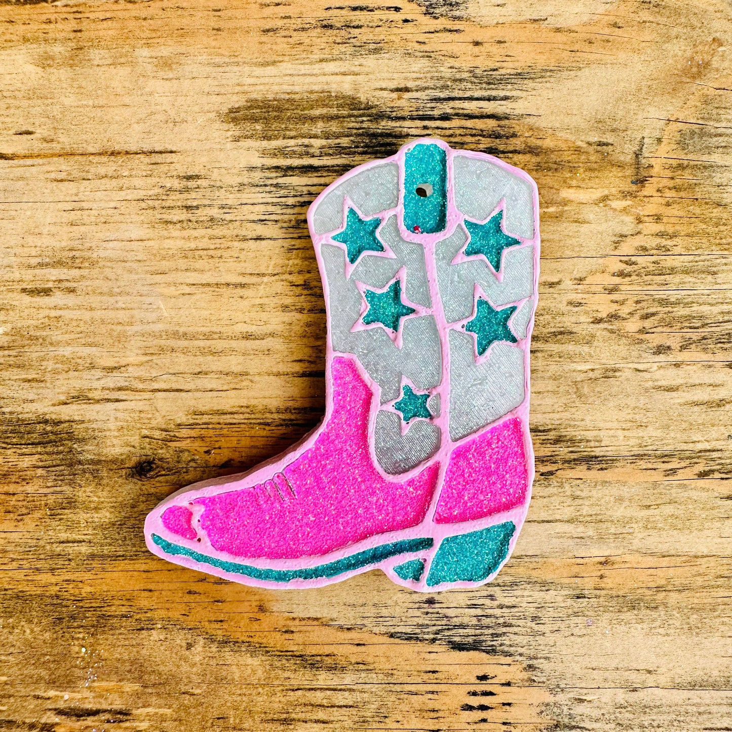 Star Cowgirl Boot Car Freshie: Southern C
