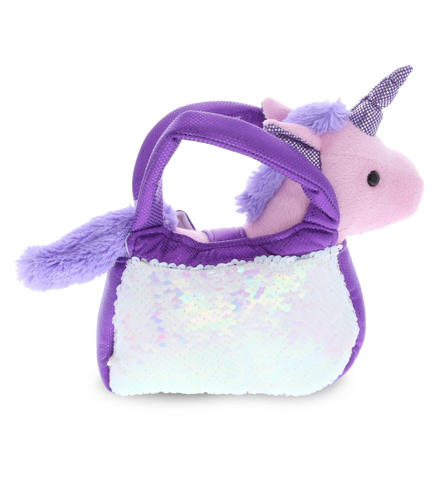 Purple Unicorn Plush Purse Pet Sequin CGlobal Fl/ Tx