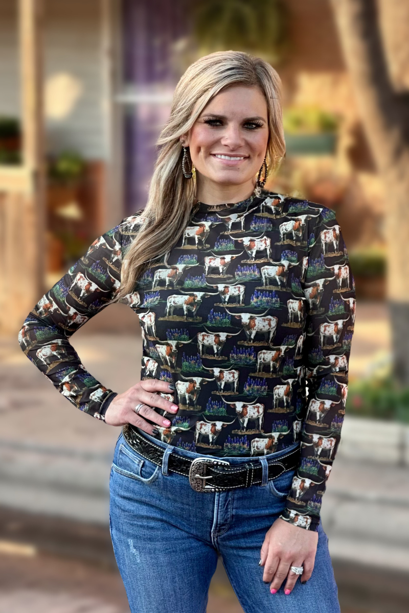 Somewhere In Texas Mesh Top: XXL