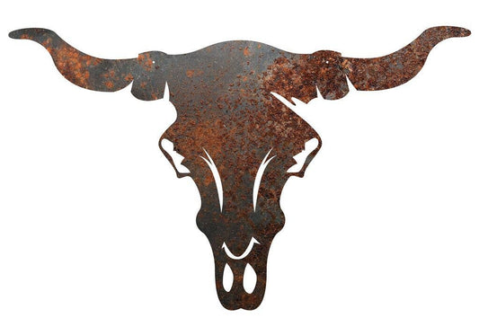 RUSTIC METAL COWSKULL SIGN Recherche