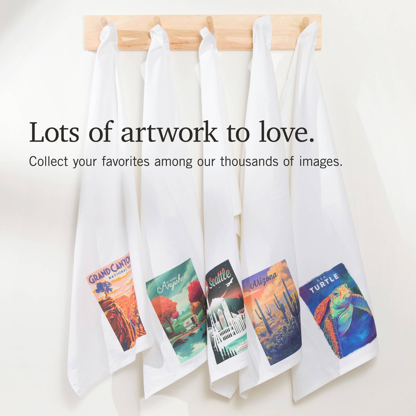 ORGANIC TEA TOWEL Florida, Orange Grove Vintage Sign: Organic Tea Towel