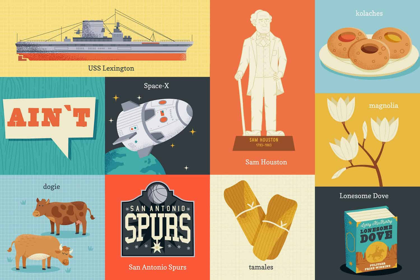 100 First Words for Little Texans Familius