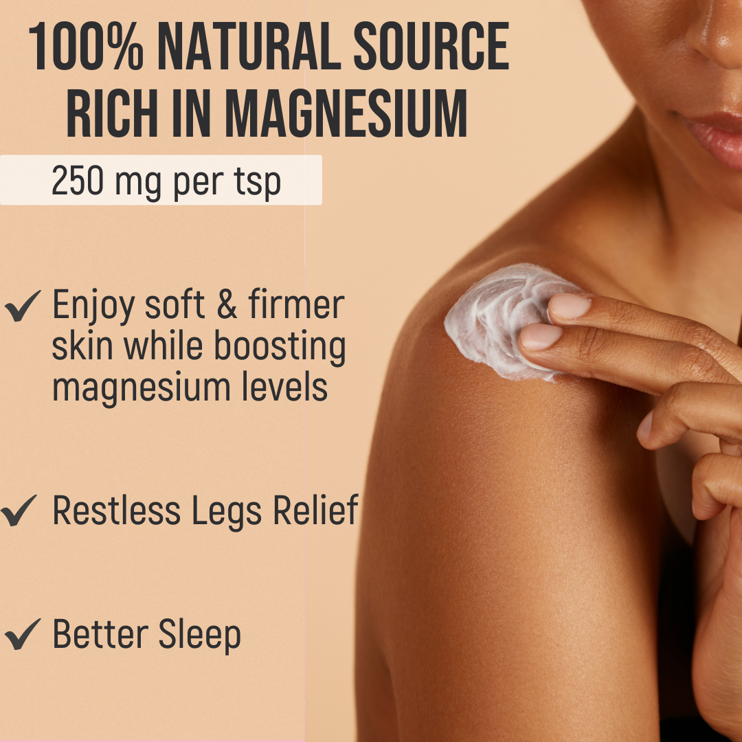 Magnesium Lotion with Aloe, Shea and Coconut (Lemon Verbena)