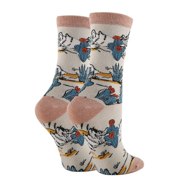 Wild West | Women's Western Premium Cotton Crew Socks Oooh Yeah sock