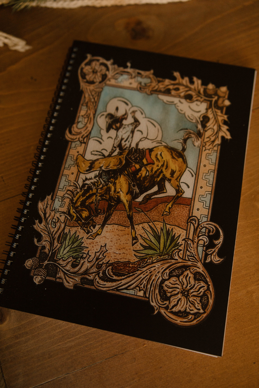 Rough Start Large Notebook Sterling