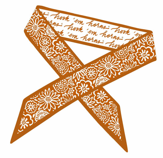 Skinny Scarf – Texas Longhorns Desden