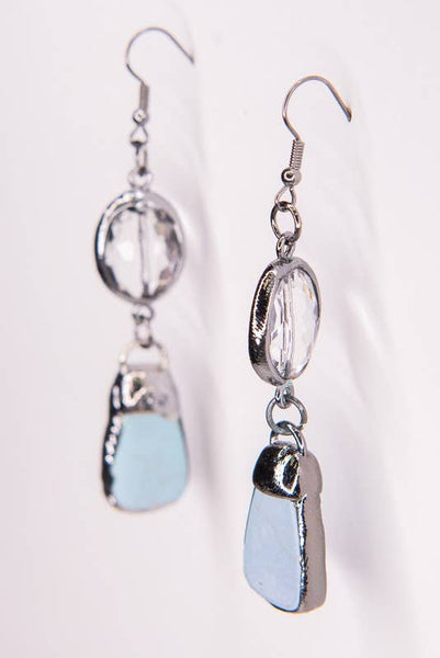 Pica Boho Stone Earrings - Jade Liv Rock