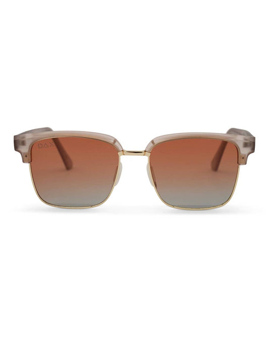 Austin - Unisex Polarized Square Sunglasses: Sand Dax Fl