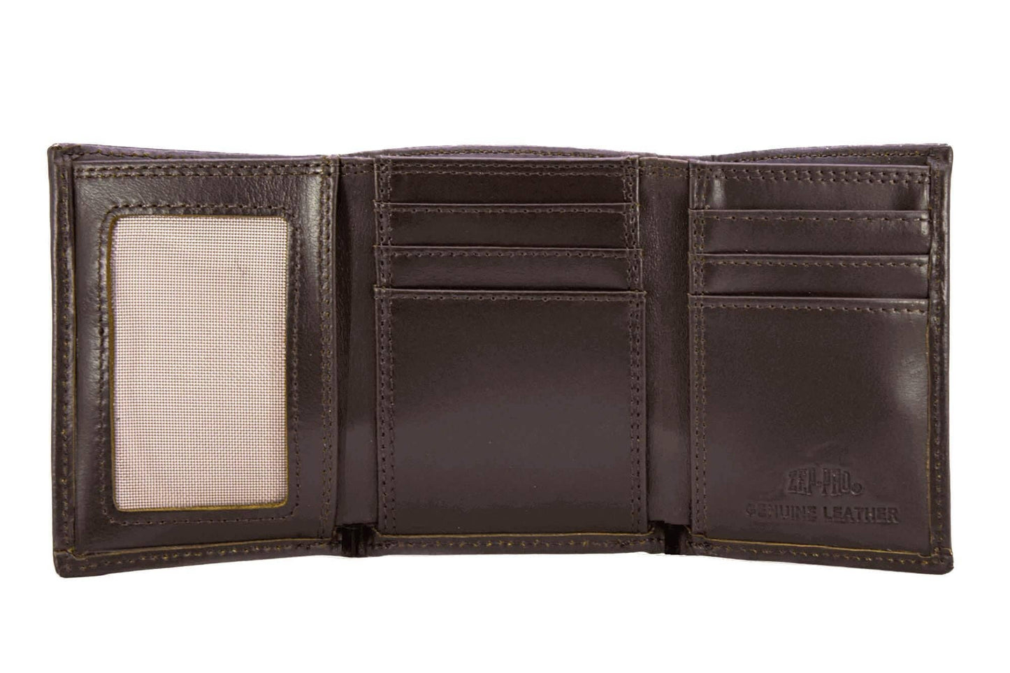 Shotshell Men's Trifold Old School Zep  Camo Leather Wallet