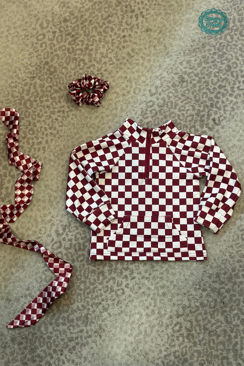 Mini Pep Rally Pullover - Maroon: L