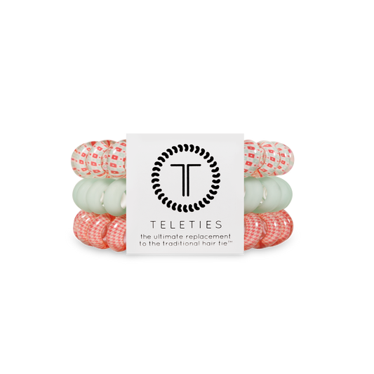 Spiral Hair Coil | Large | Calming Coral Teleties