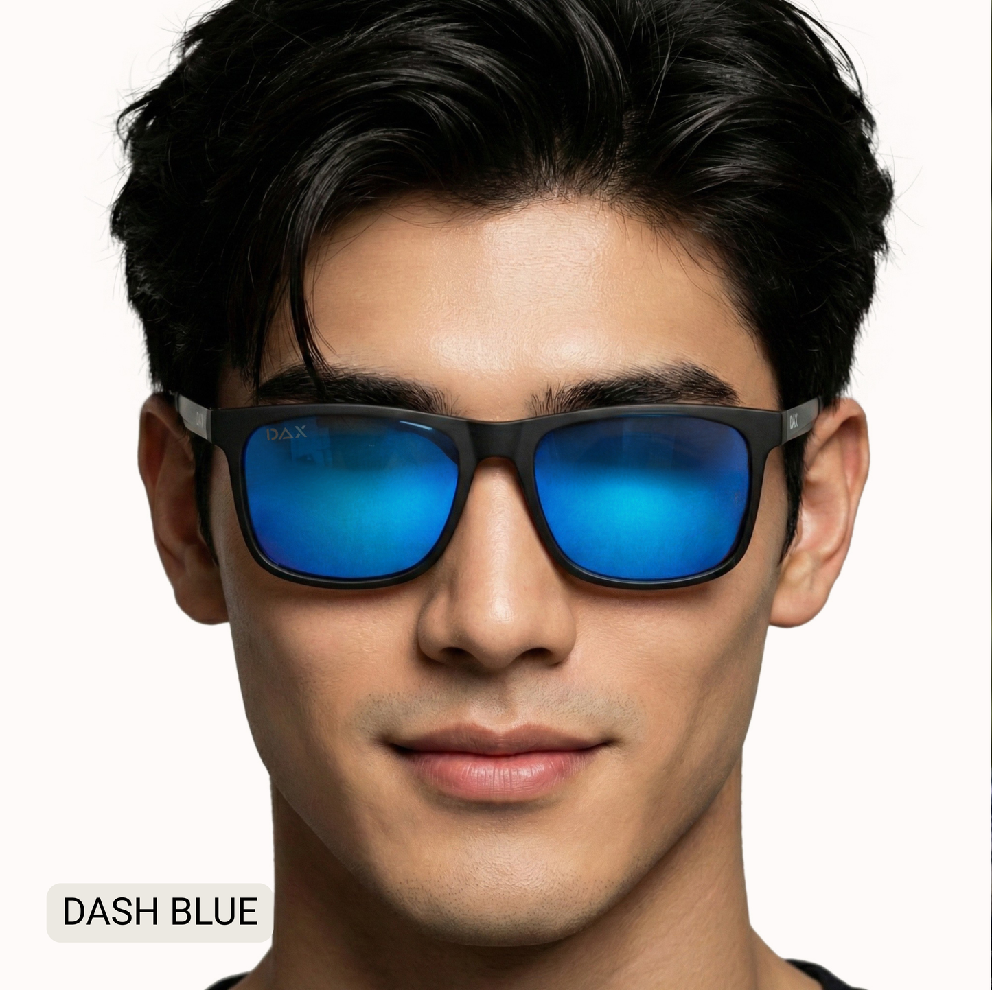Dash - Men's Polarized Square Sunglasses: Flame Tx Dax