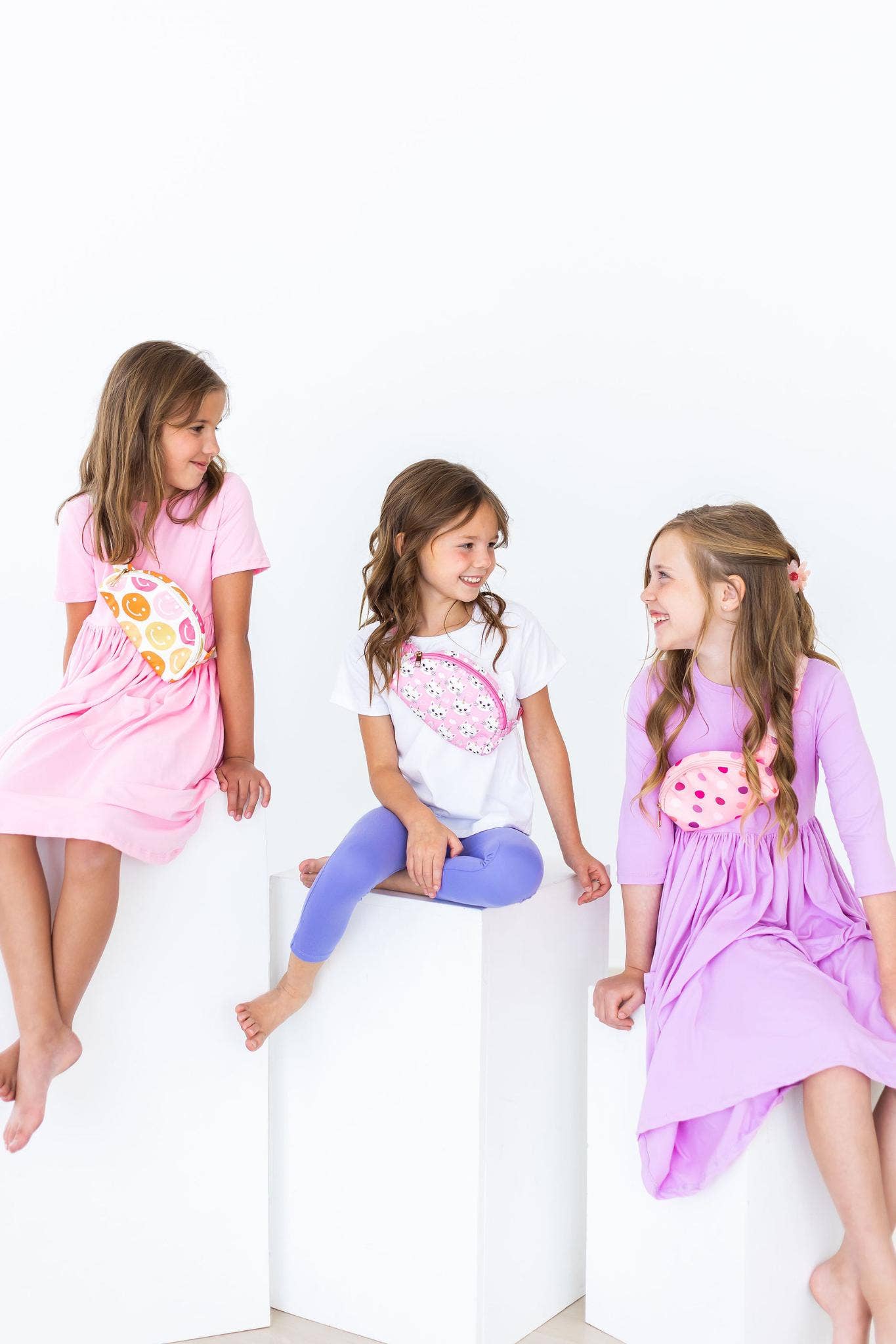 Unicorn Kitties Mila Kids Belt Bag Tx/Fl
