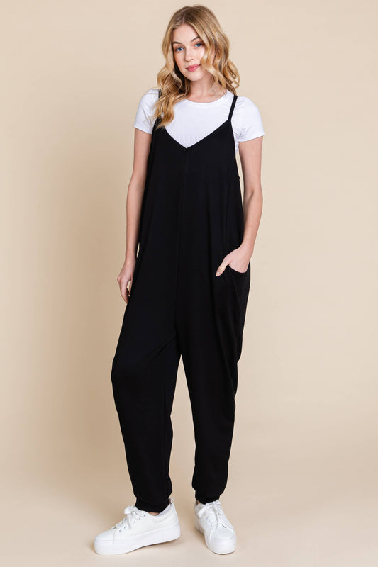 PA1076 WOMEN'S SLEEVELESS JUMPSUIT Bombom