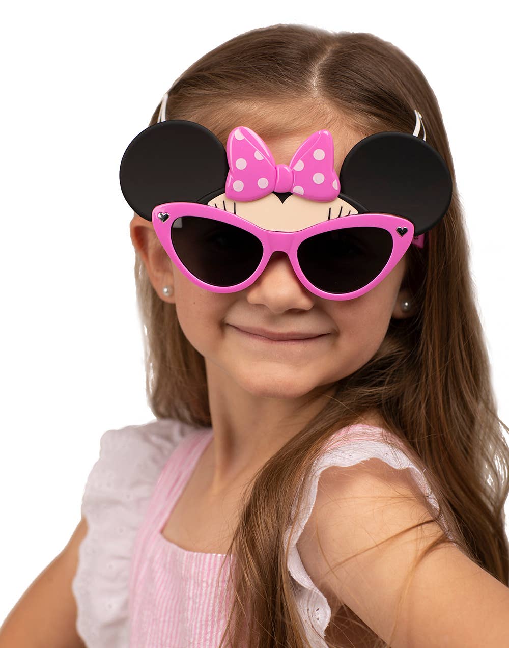 Officially Licensed Lil' Characters Minnie Mouse Pink Sun-St H2W Fl/ Tx