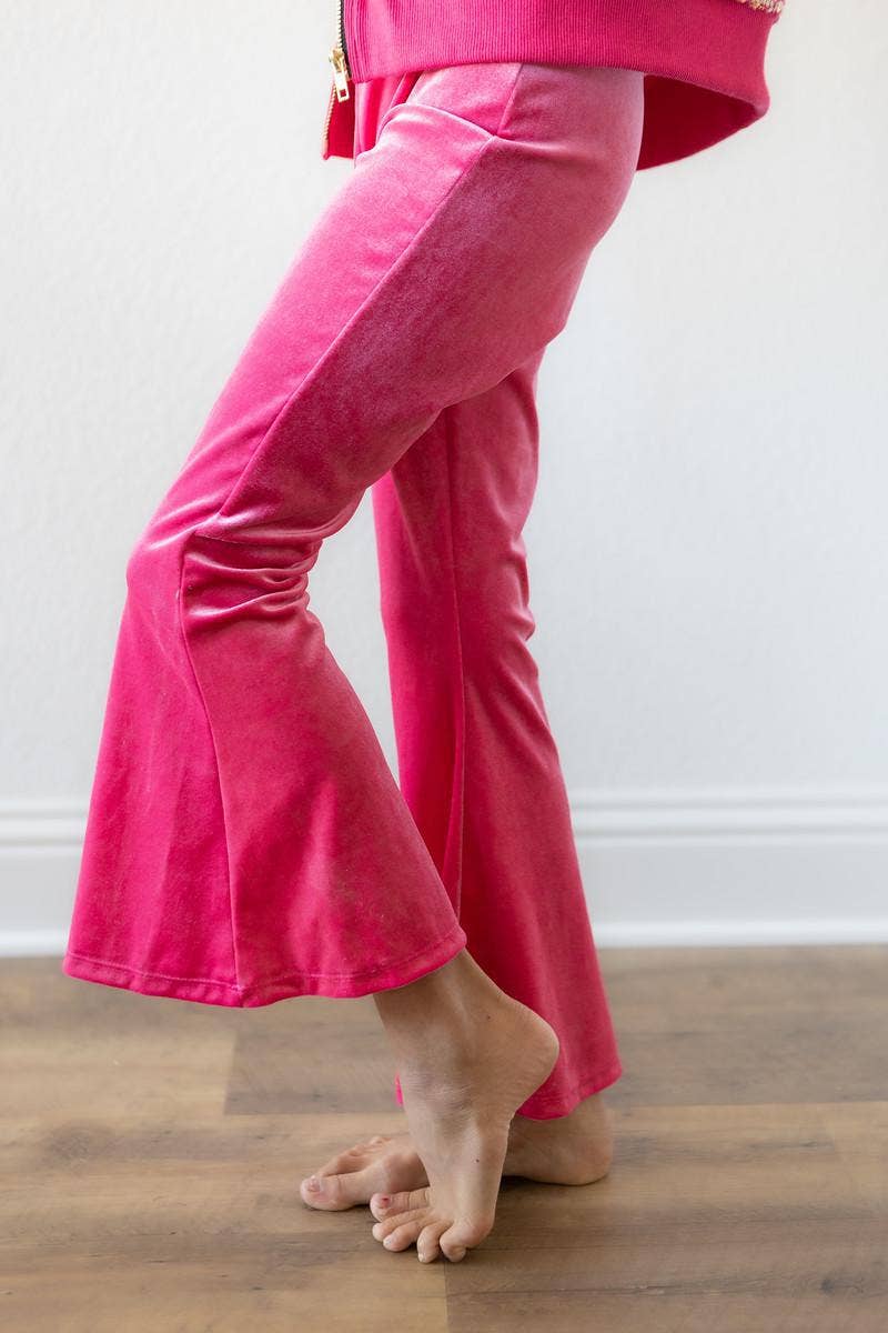 Magenta Velvet Bells: Mila