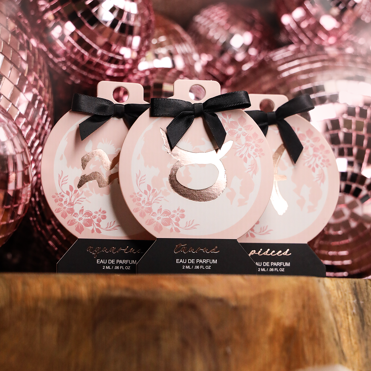 Zodiac Perfumette Card Pink: Pisces