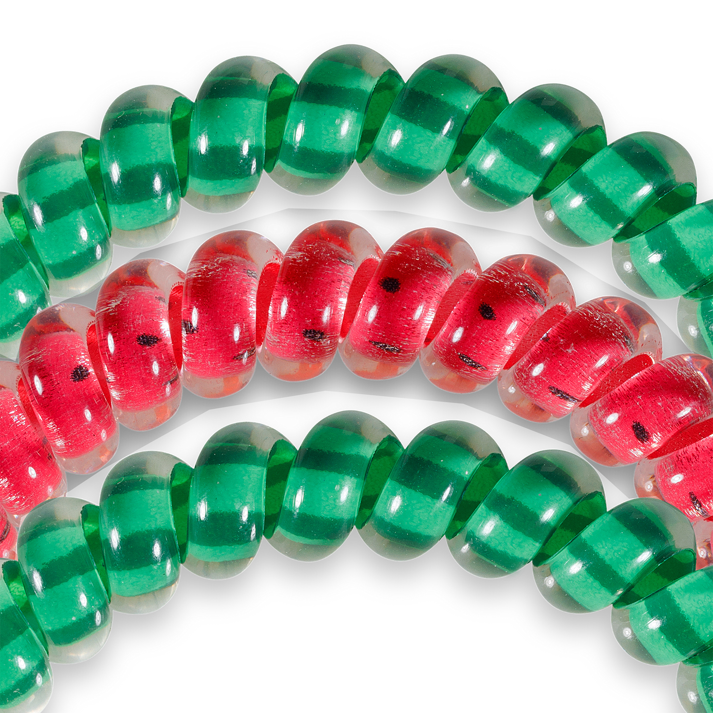 Spiral Hair Coils | Small | Slice of Summer Hair Ties Teleties