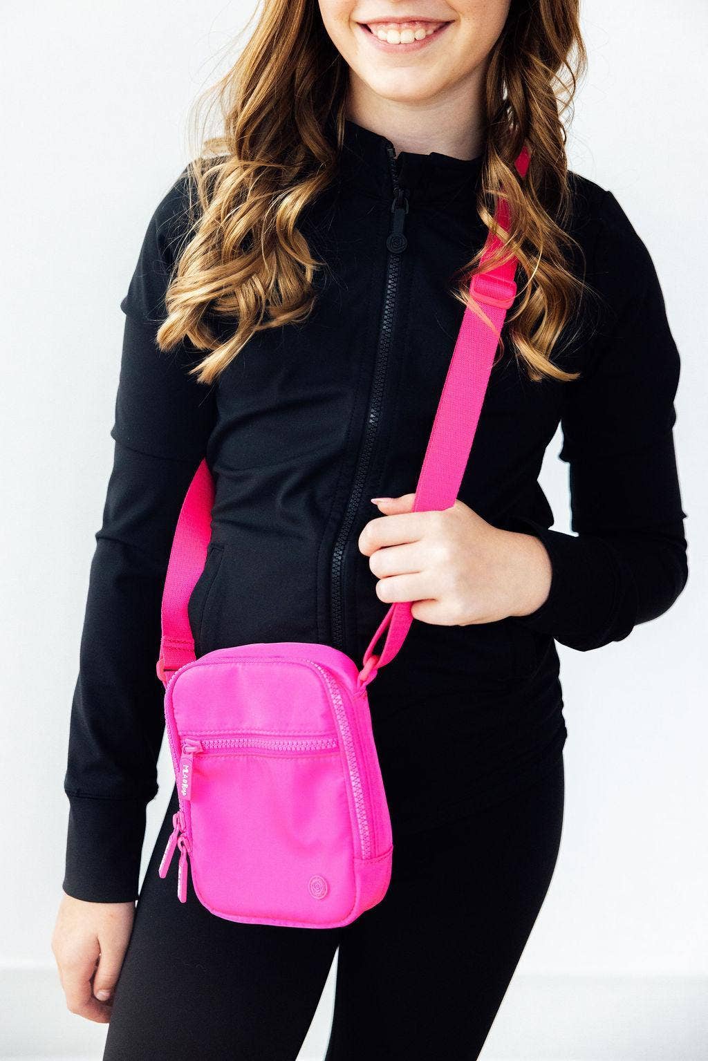 Neon Pink Crossbody Bag Mila