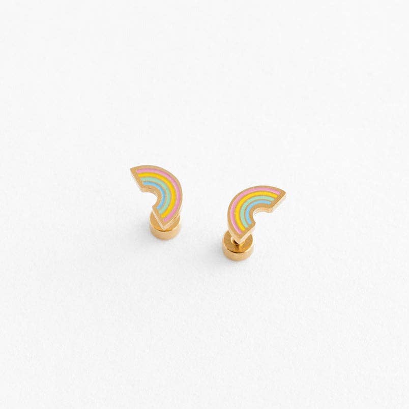 Pastel Rainbow Earrings Pip Pop