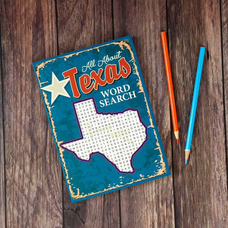 All About Texas Word Search by Editors of Thunder Bay Press: Paperback; 120 pages / English