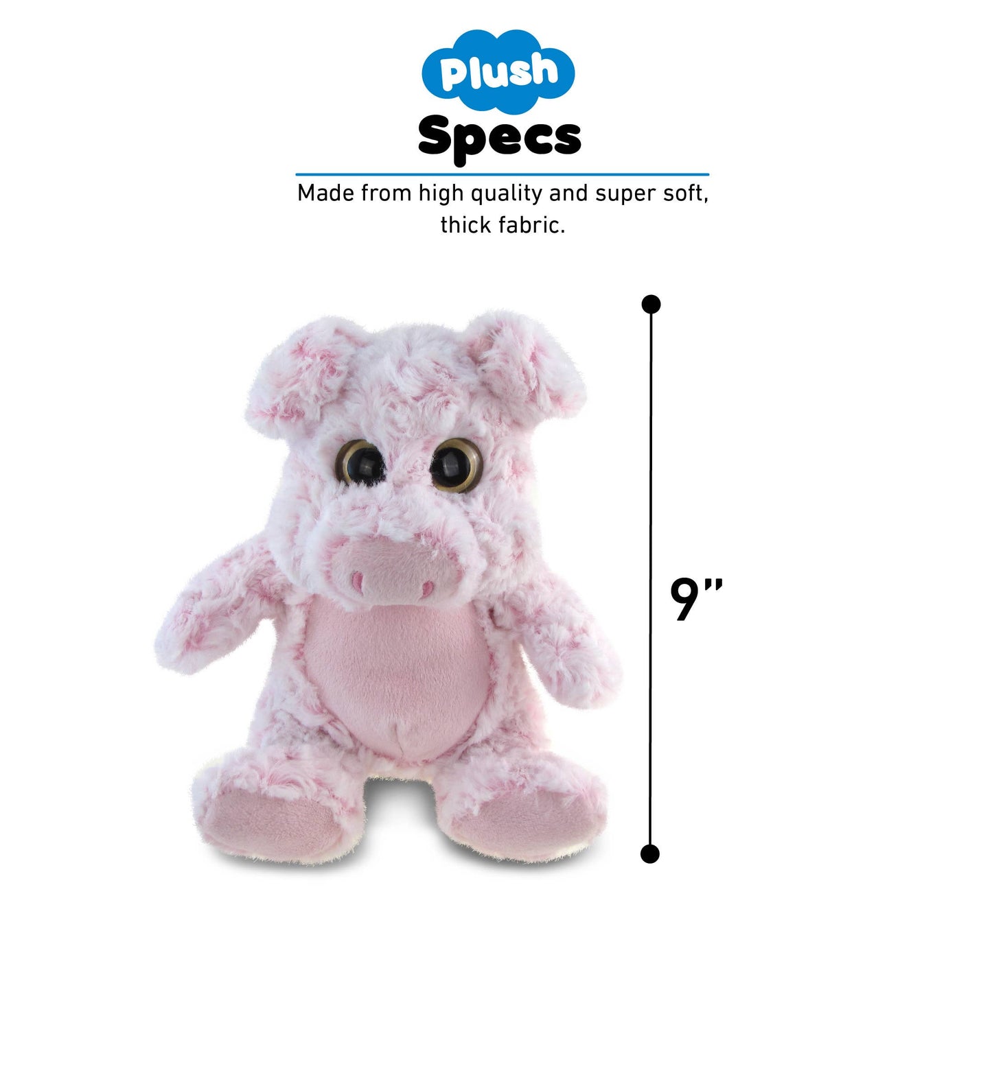 Super-Soft Plush - Sitting Pig CGlobal Fl/ Tx
