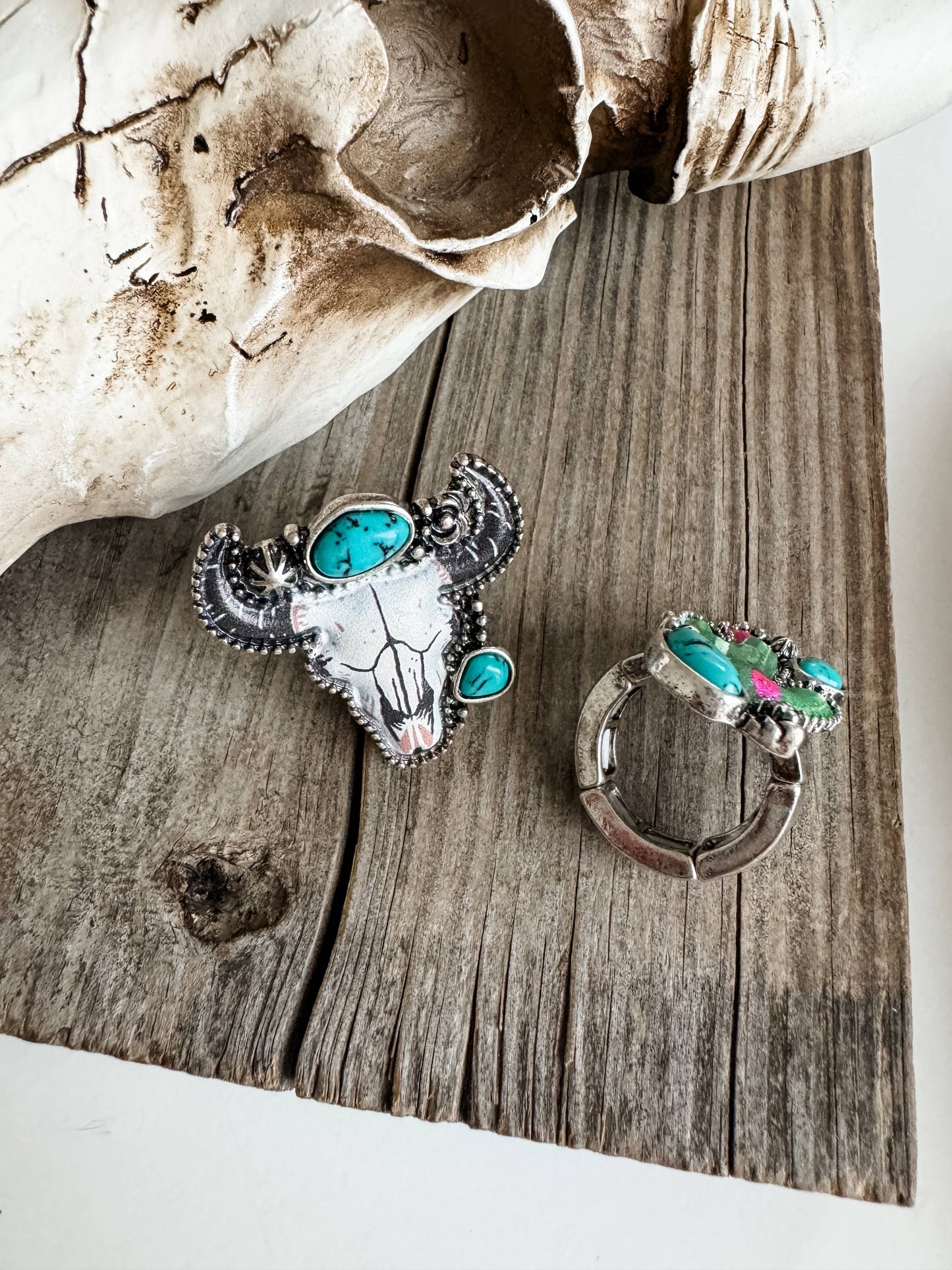 Western Pendant Adjustable Ring - STEER