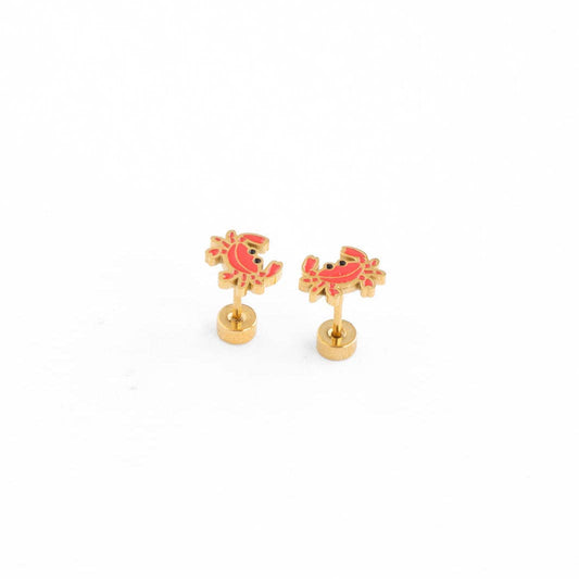 Crab Stud Earrings Pip Pop