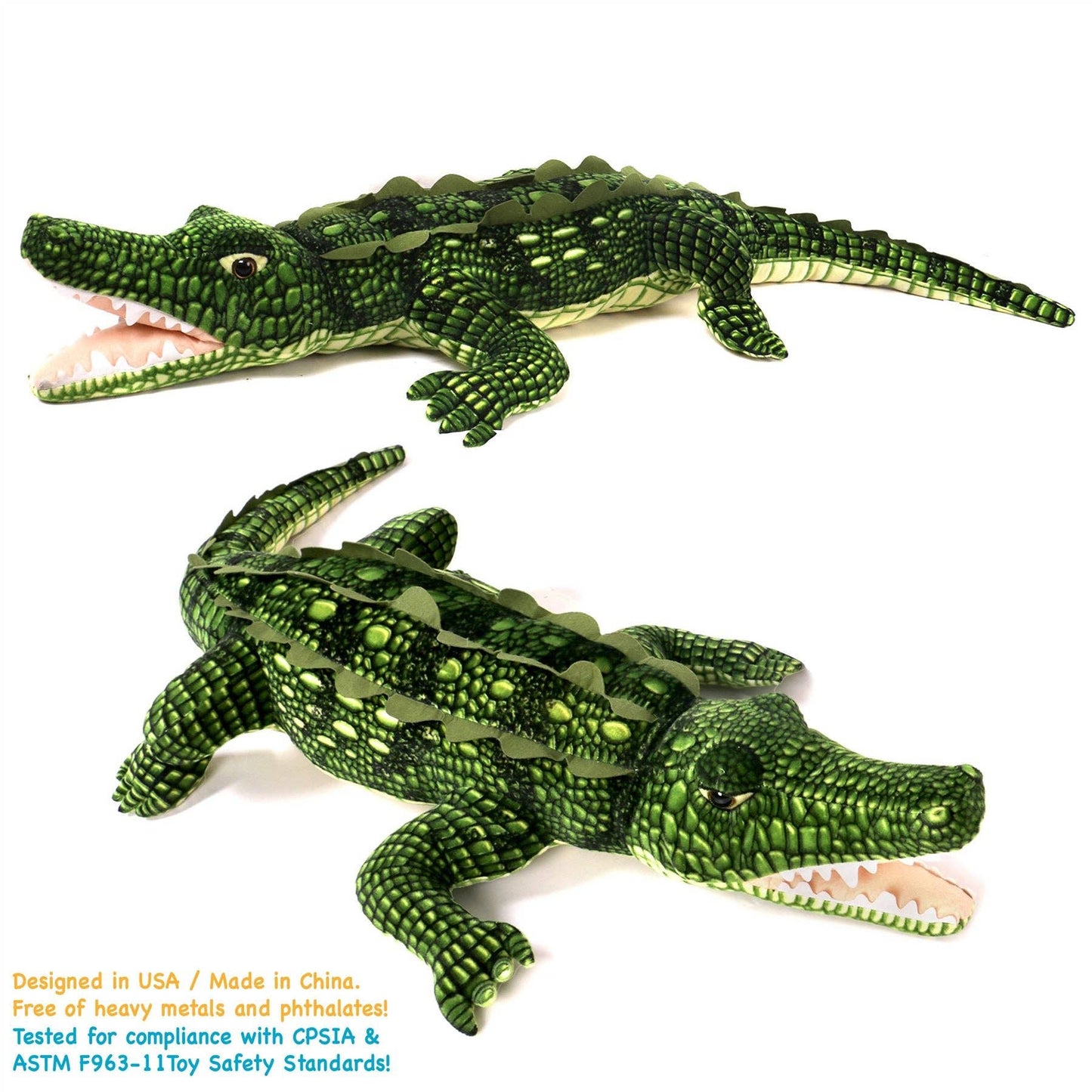 Kuwat The Saltwater Crocodile | 56 Inch Stuffed Animal Plush | Viahart