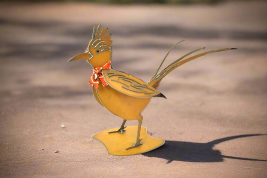 Roadrunner Small Southwest Yard Art Garden Sculpture Ironwork