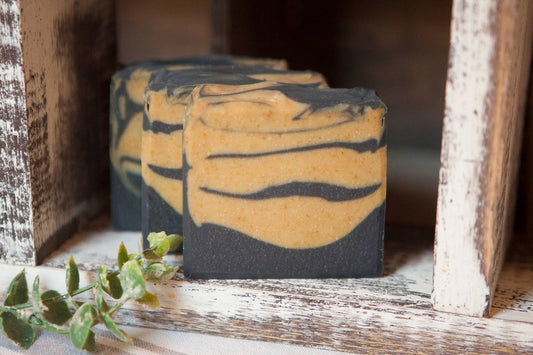Tea Tree, Charcoal, & Turmeric Detox & Acne Cold Process Bar Soap Faith