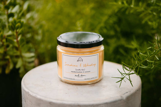Sunshine & Whiskey Candle- rustic charm
