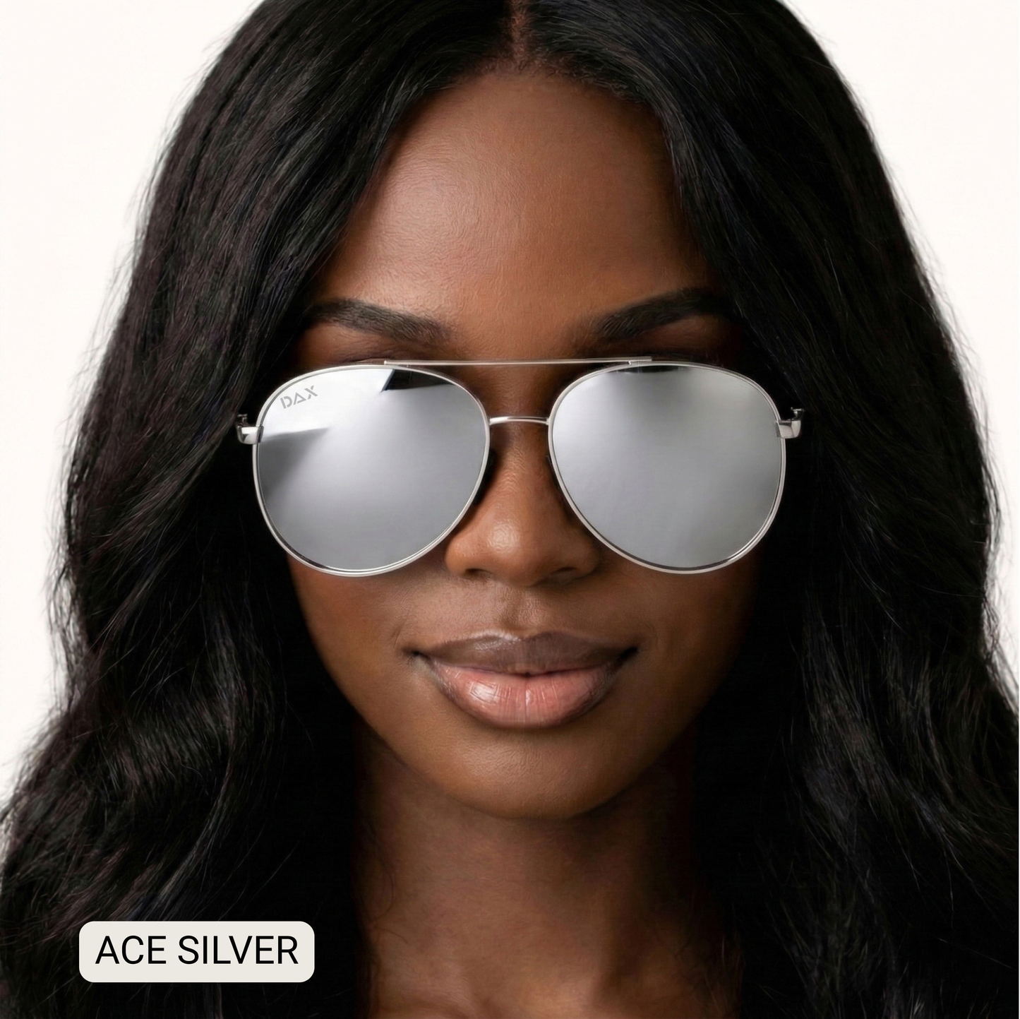 ACE - Unisex Aviator Sunglasses – Polarized Hair-Friendly: Hot Pink Fl Dax