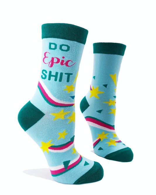 Do Epic Shit Ladies' Crew Socks Fab daz