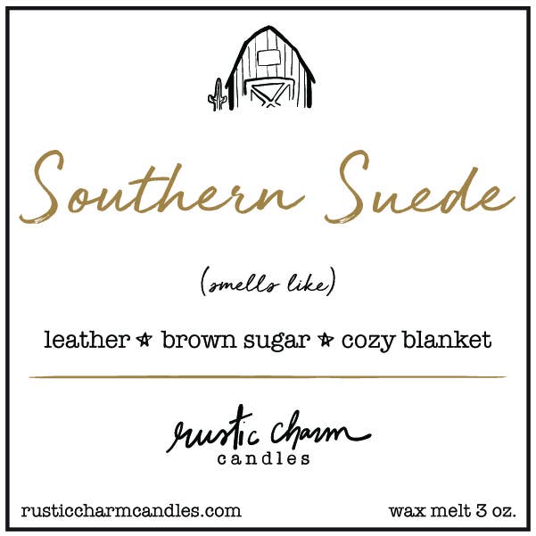 Southern Suede Wax Melt Rustic Charm
