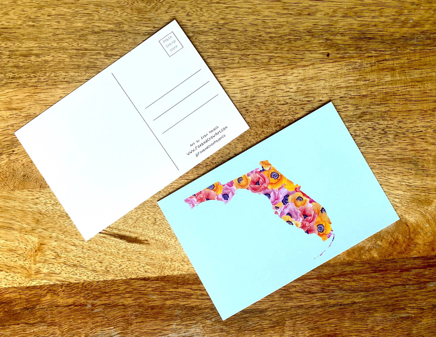 Florida Postcard * FL Flowers Postcard * FL Gift Shop