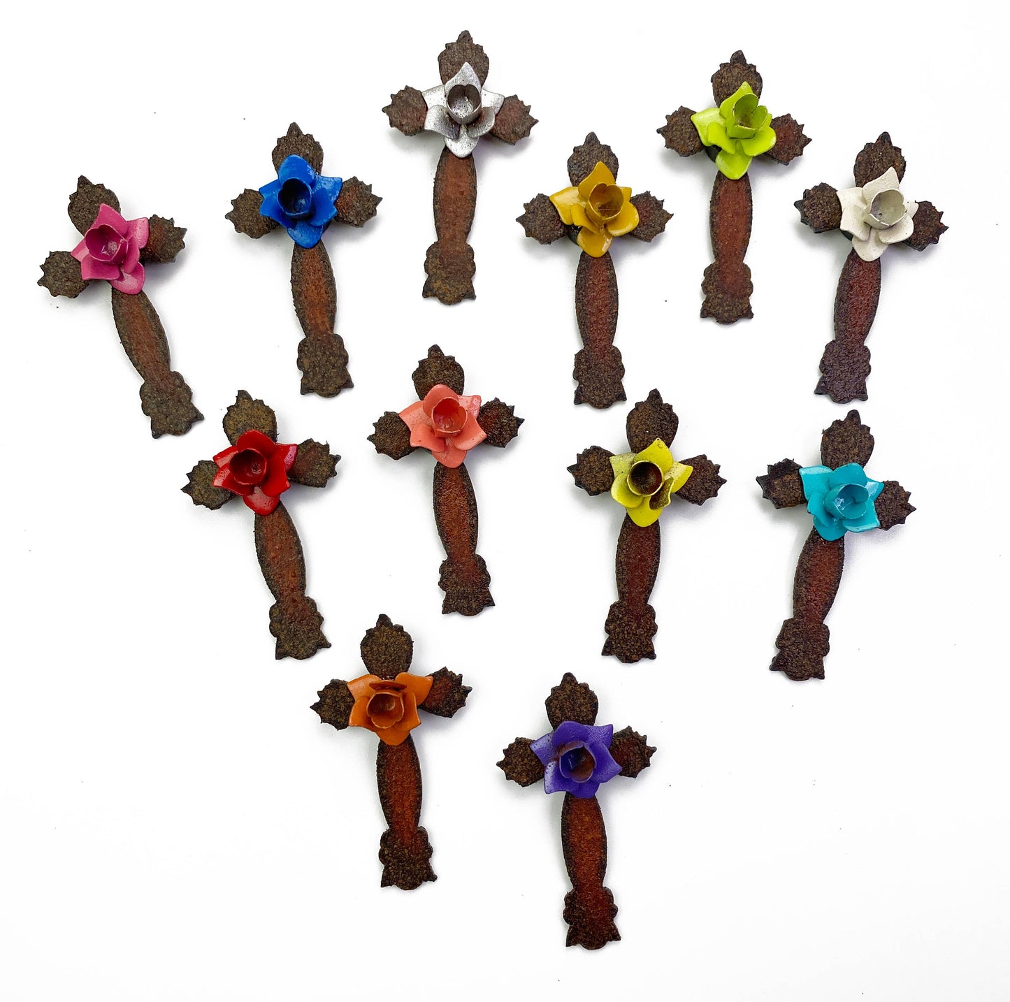 Cross Magnet Flowers Religious inspirational book store USA