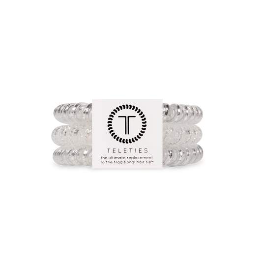 Spiral Hair Coils | Small | Silver Slay Hair Ties Teleties