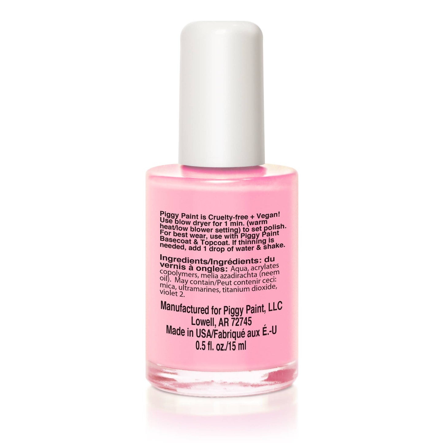 Muddles The Pig Non-Toxic Kids Nail Polish Piggy