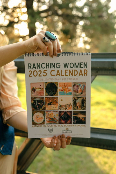 Ranching Women: Women in Ranching and Tirzah Lane Art 2025 Western Cowgirl Wall Art Calendar Tirzah