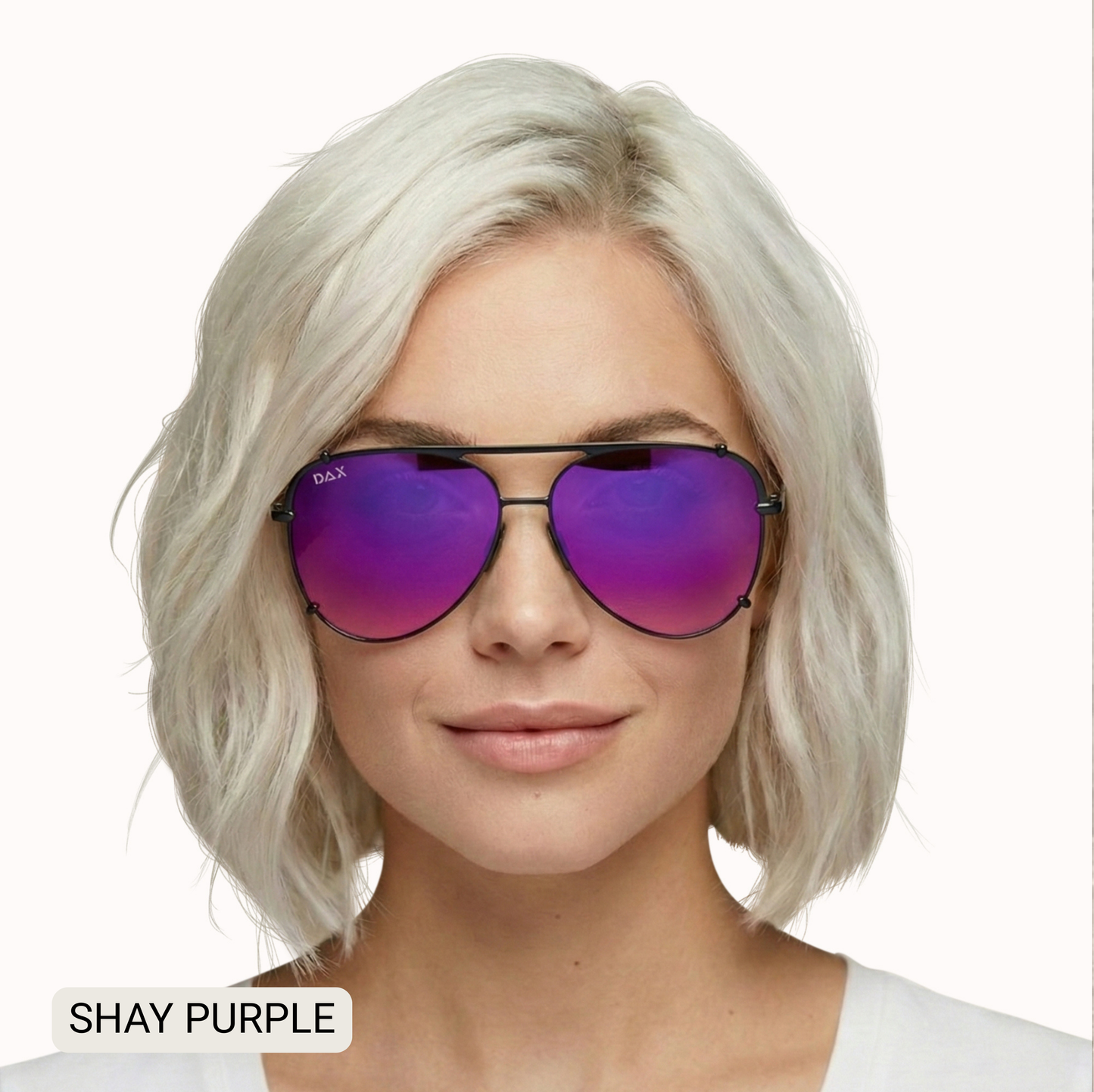 SHAY - Women's Polarized Large Hair Friendly Aviator: Hot Pink Tx Dax