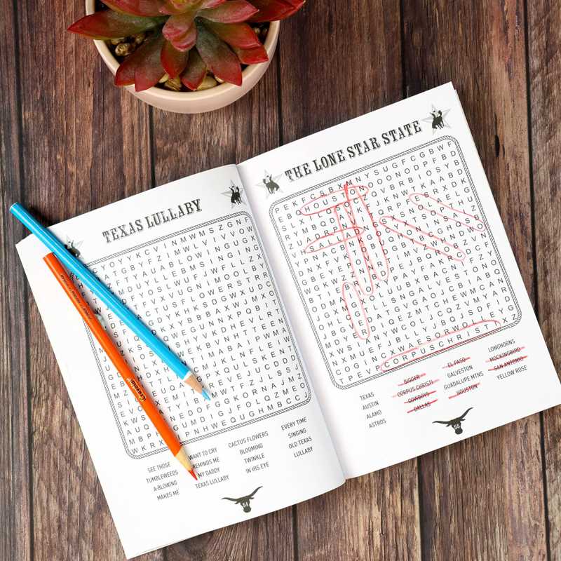 All About Texas Word Search by Editors of Thunder Bay Press: Paperback; 120 pages / English