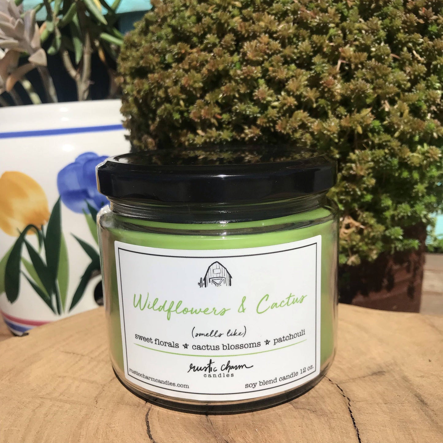 Wildflowers and Cactus 12 oz. Candle