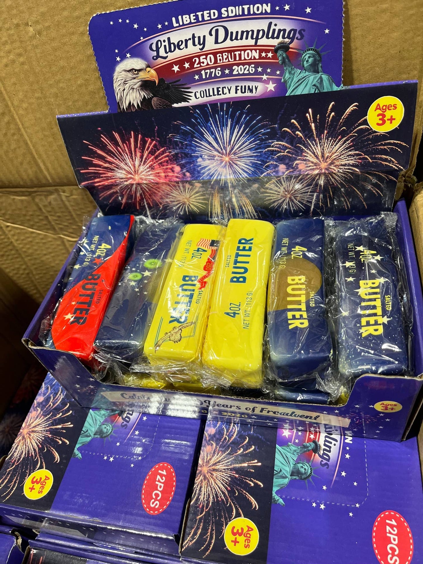 America 250 Year USA Butter Squishy Toy